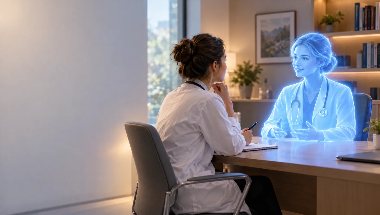 Talking with an AI doctor